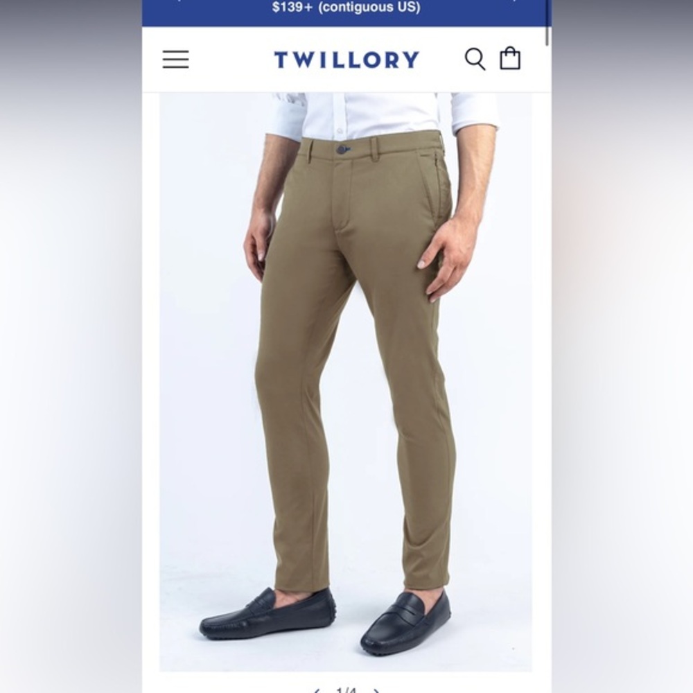 Twillory Performance Stretch Dress Pants